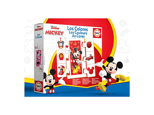PUZZLE EDUCA AS CORES MICKEY & FRIENDS