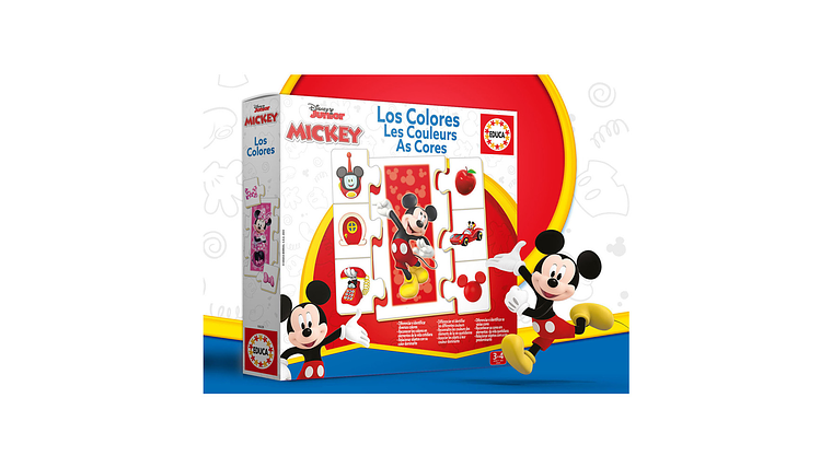PUZZLE EDUCA AS CORES MICKEY & FRIENDS 1