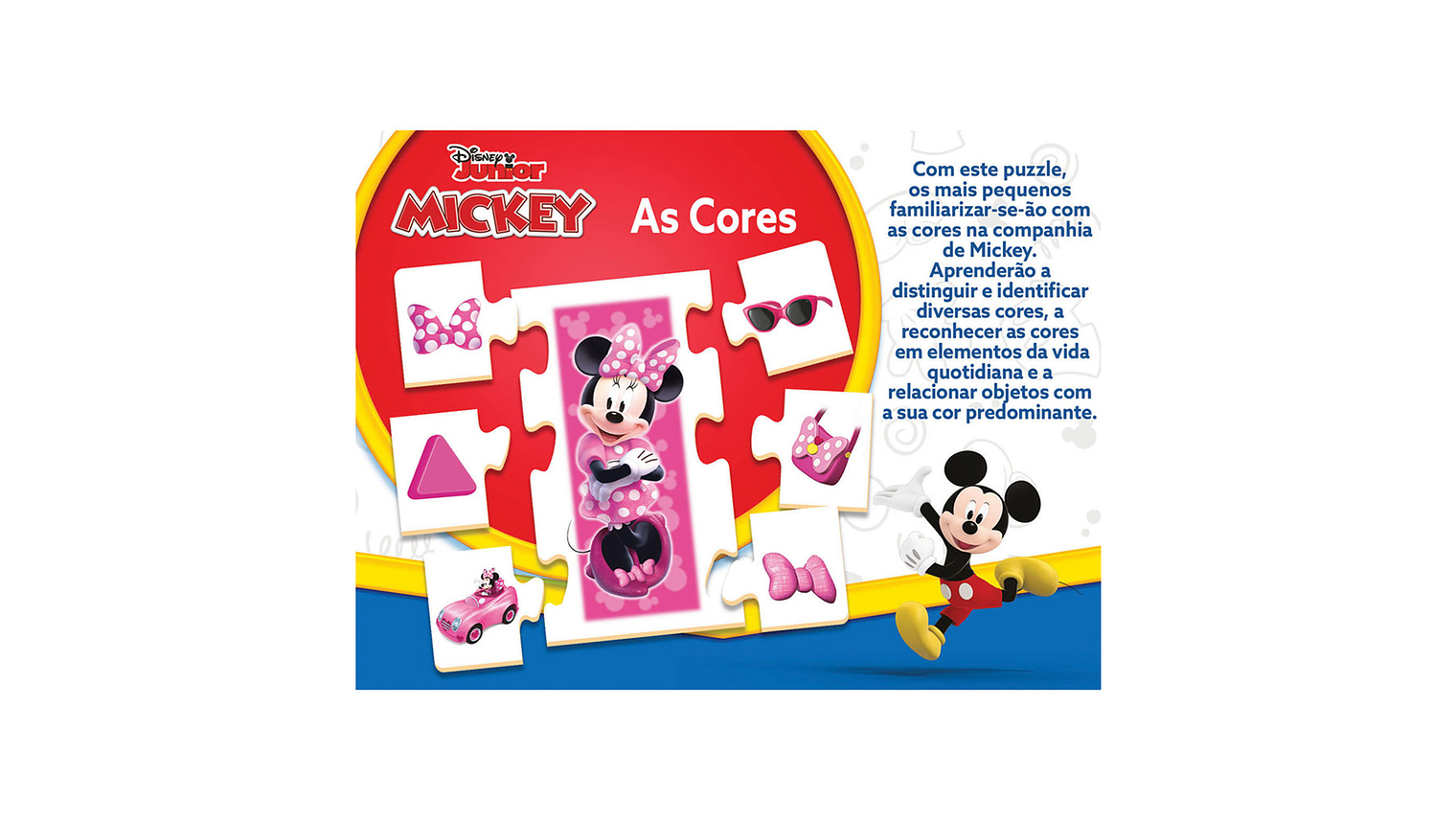 PUZZLE EDUCA AS CORES MICKEY & FRIENDS 2