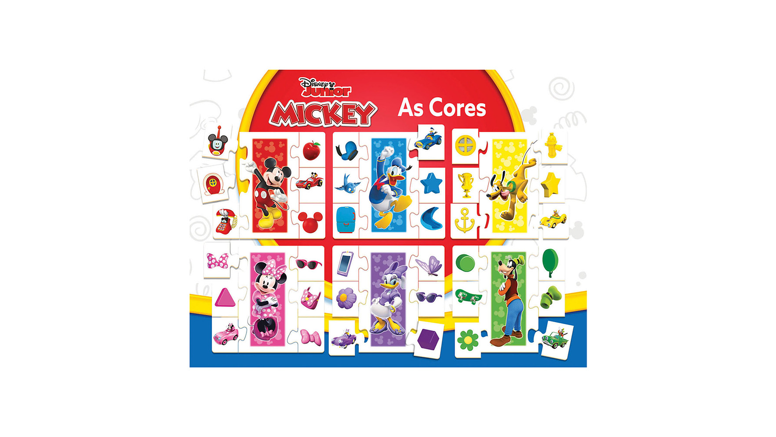 PUZZLE EDUCA AS CORES MICKEY & FRIENDS 3