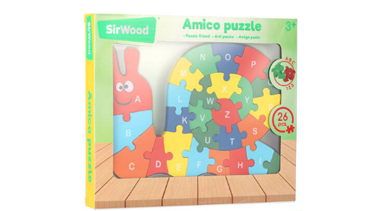 PUZZLE MADEIRA LETRAS/NUMEROS 2