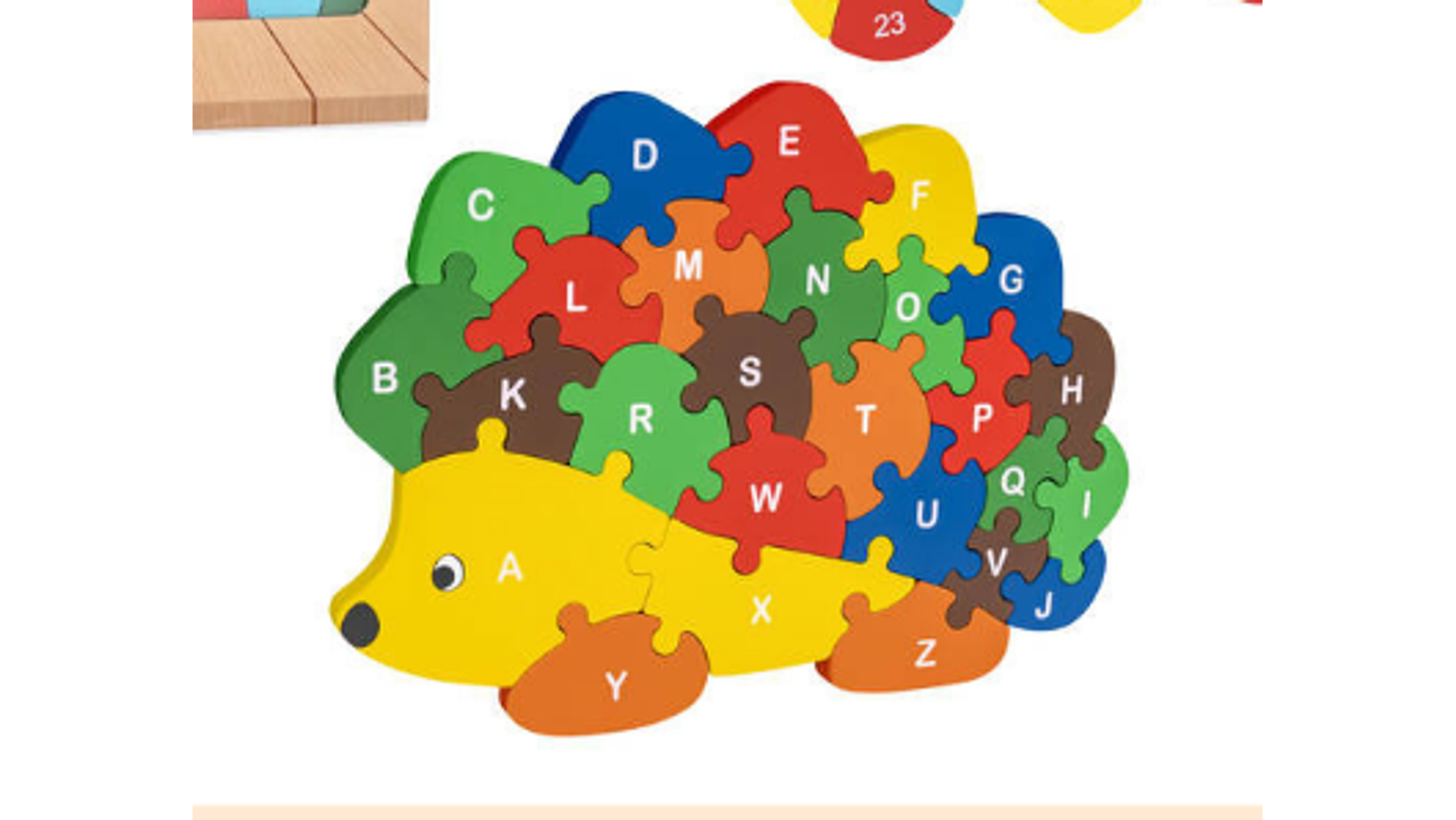 PUZZLE MADEIRA LETRAS/NUMEROS 4