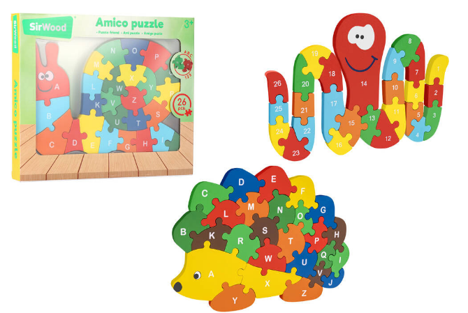 PUZZLE MADEIRA LETRAS/NUMEROS