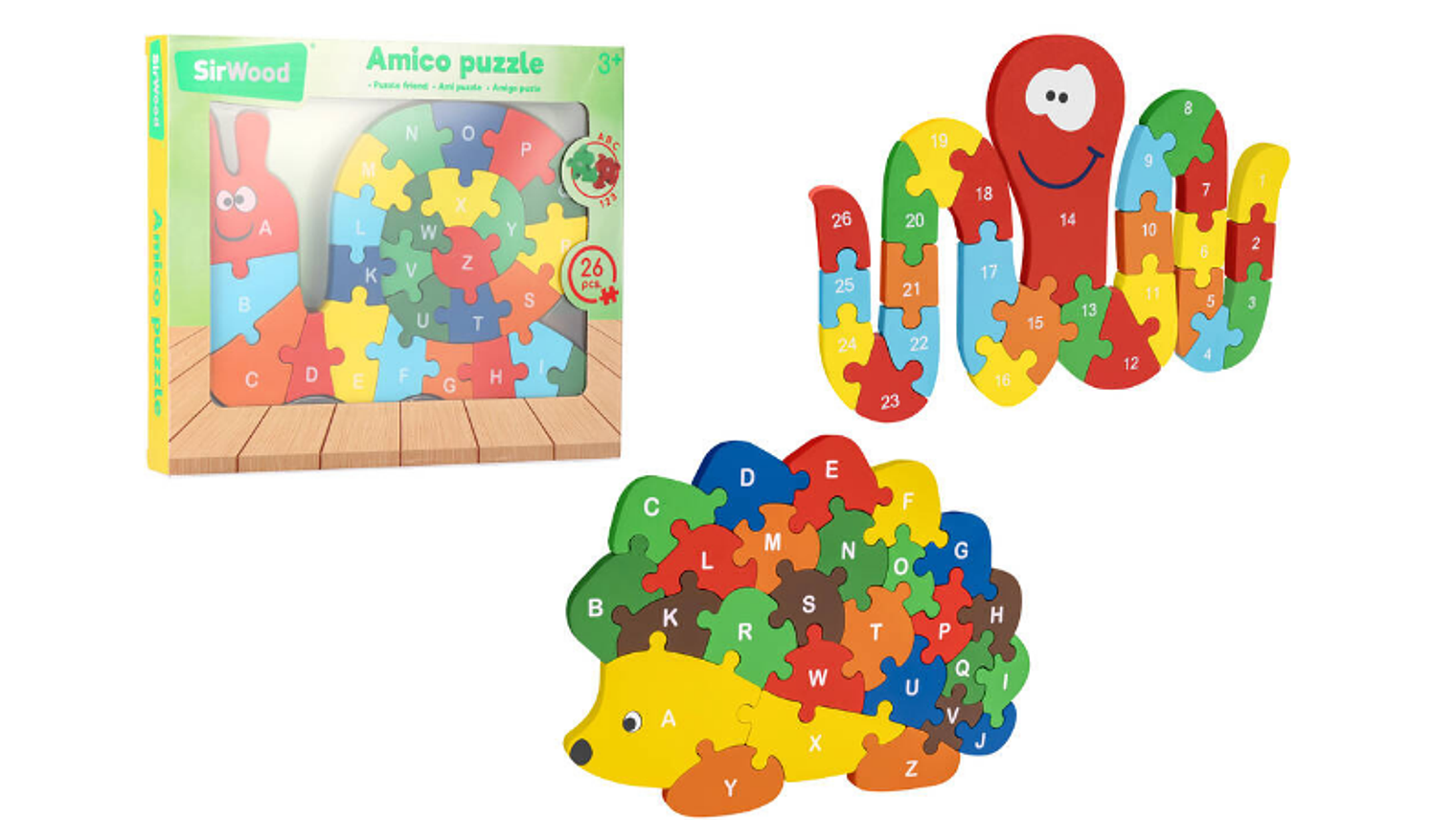 PUZZLE MADEIRA LETRAS/NUMEROS 1