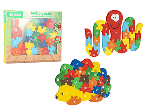 PUZZLE MADEIRA LETRAS/NUMEROS