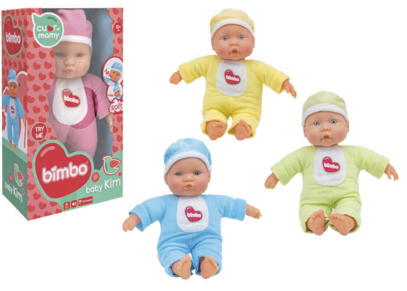 BONECO 28 CM C/SONS BIMBO 10M+