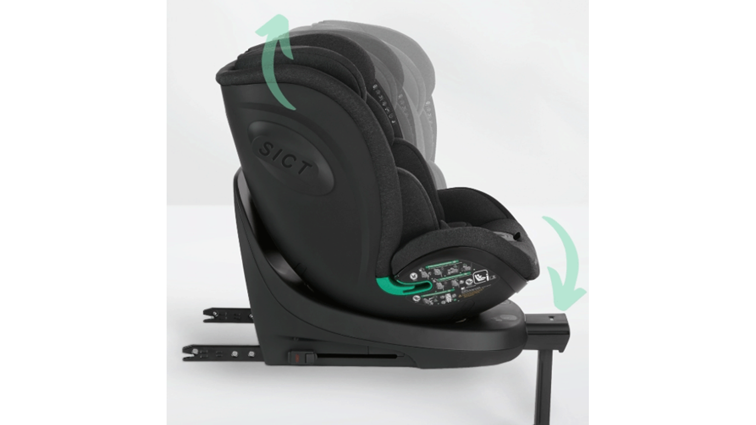 CADEIRA AUTO KIKKABOO 40-150 CM I-TWIST CINZA 4