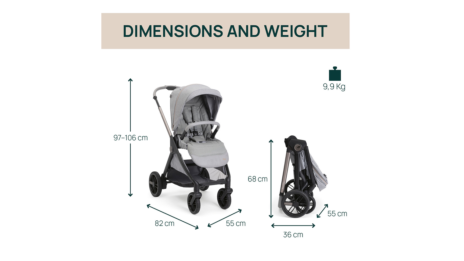 CARRINHO BELLAGIO LUNAR ROCK 0+ 8