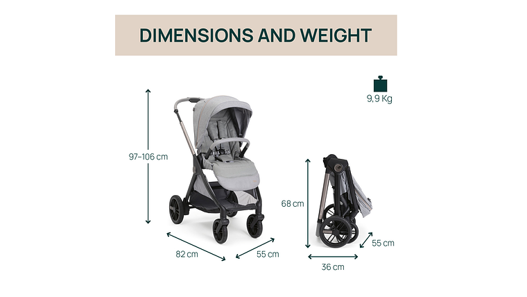 CARRINHO BELLAGIO LUNAR ROCK 0+ 8