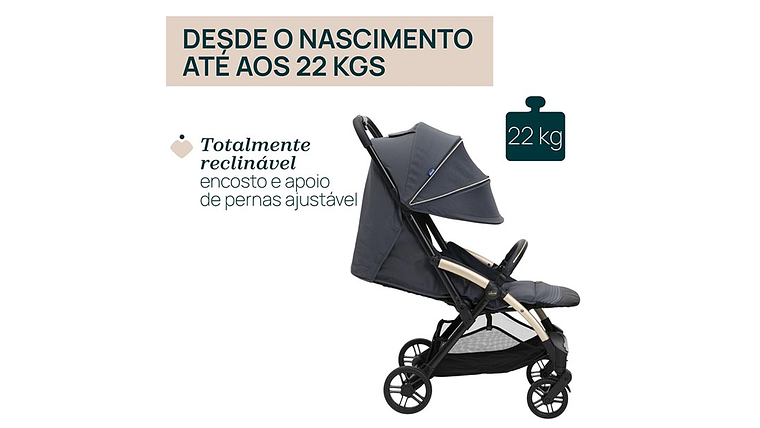 CARRINHO GOODY XPLUS TWINKLE GREEN 0+ 11