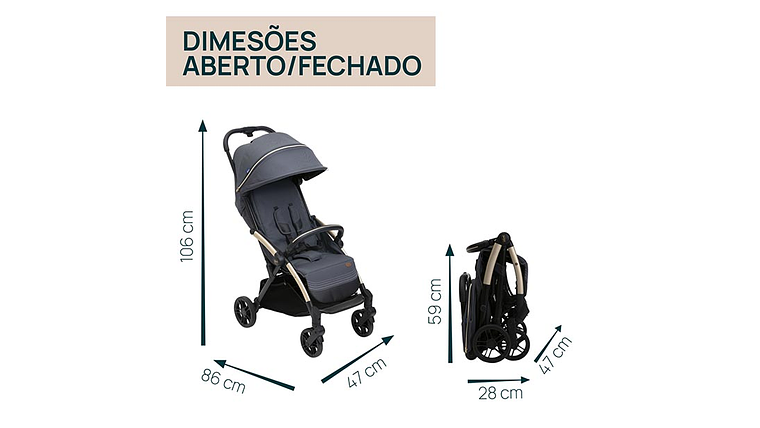 CARRINHO GOODY XPLUS TWINKLE GREEN 0+ 12