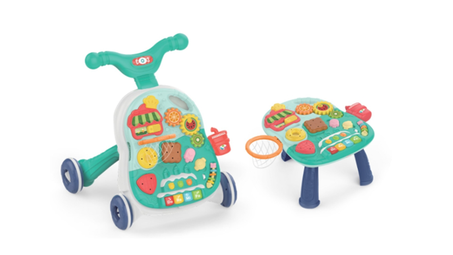 ANDADOR 2 em 1 KIKKABOO MENTA 12+ 2