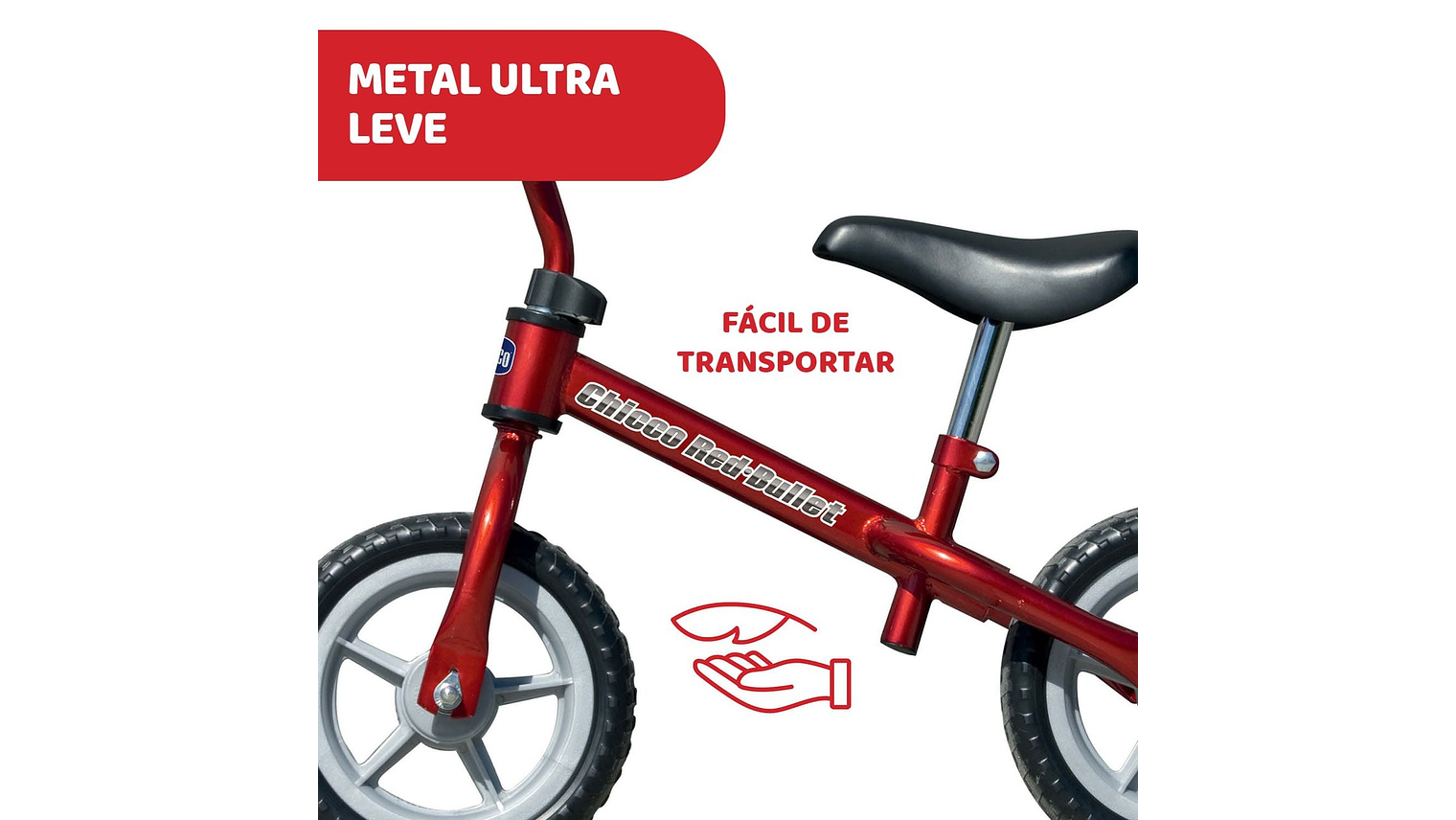 PRIMEIRA BICICLETA CHICCO 2+ 3