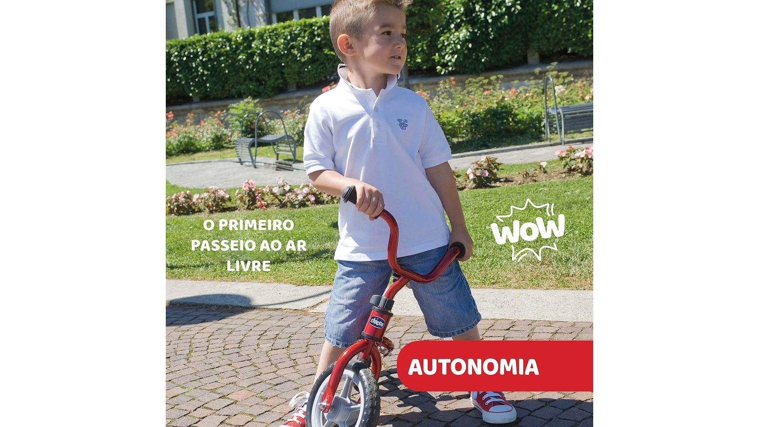 PRIMEIRA BICICLETA CHICCO 2+ 5