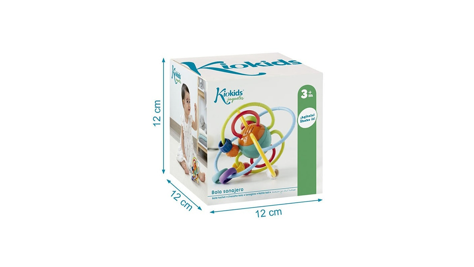 BRINQUEDO BOLA GUIZO 3M+ 3
