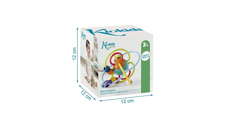 BRINQUEDO BOLA GUIZO 3M+ 3