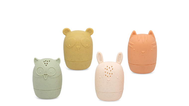 BRINQUEDOS PARA BANHO ANTI-MOFO KIOKIDS 3M+ 1