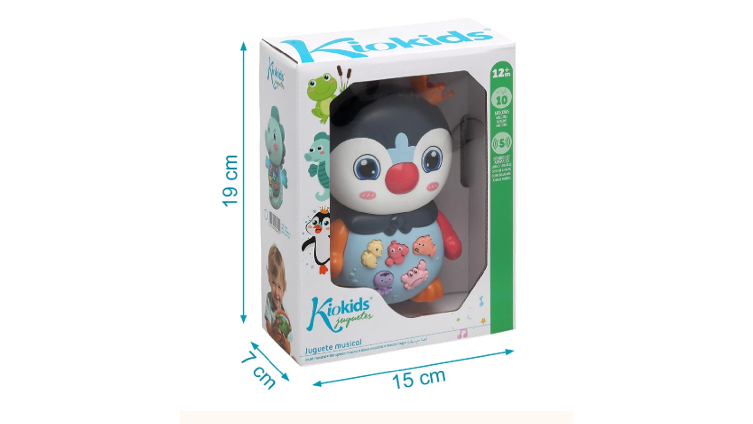 PINGUIM MUSICAL KIOKIDS 12M+ 3