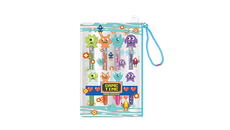 SET CANETAS GEL GAME TIME HOTFOCUS 5+ 1