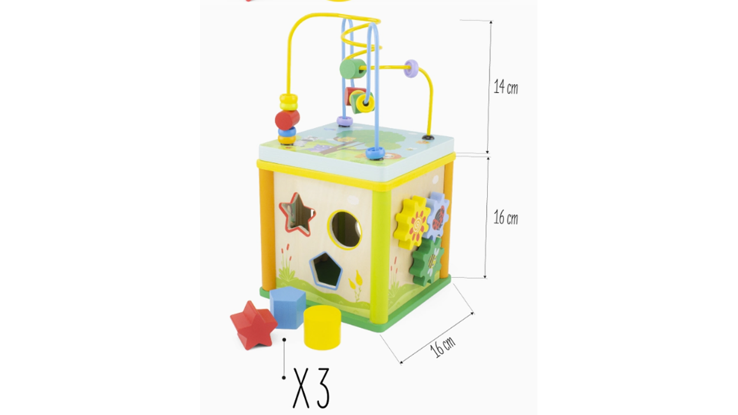 CUBO MULTIATIVIDADES DE MADEIRA ULYSSE 12M+ 2