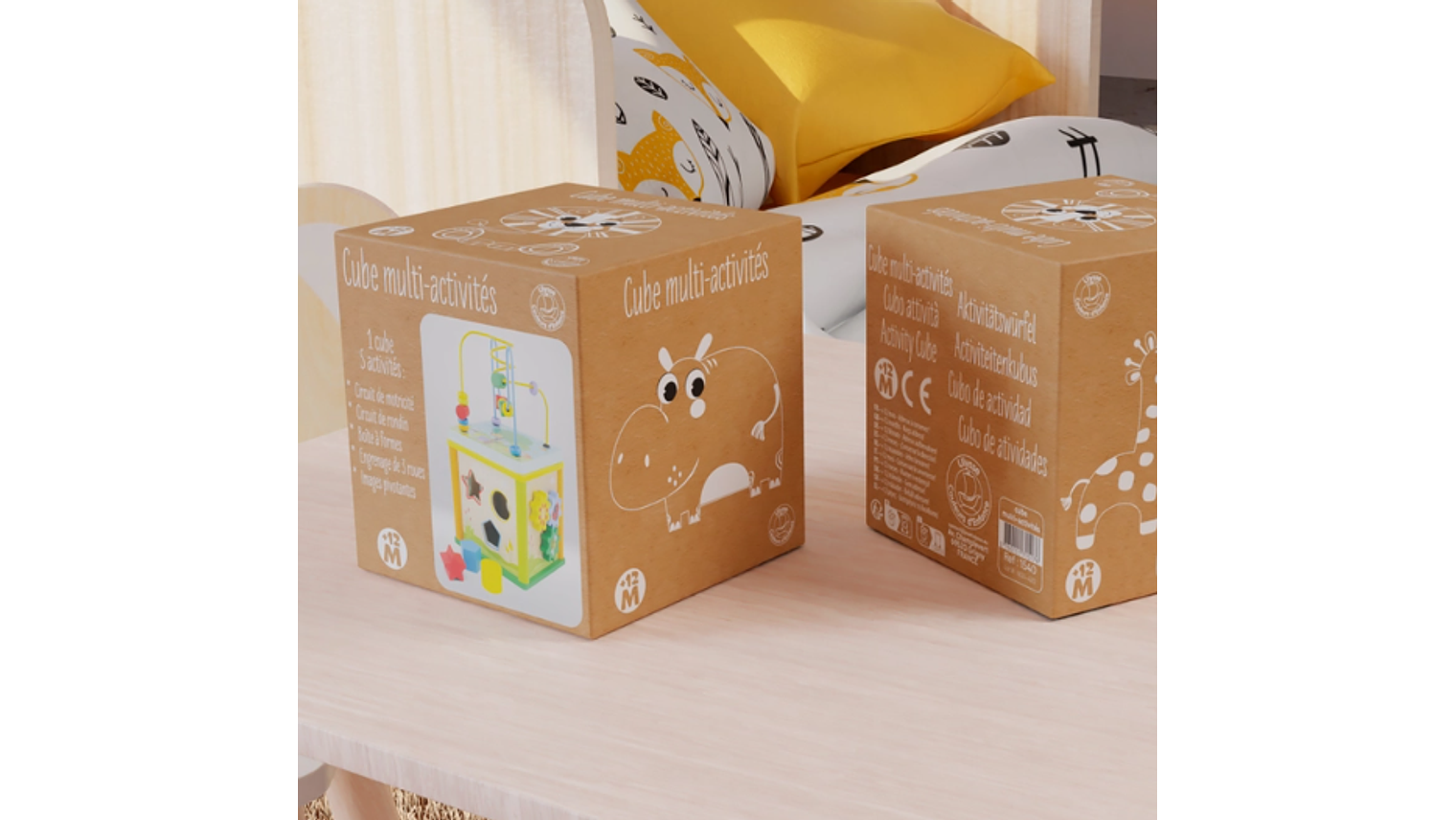 CUBO MULTIATIVIDADES DE MADEIRA ULYSSE 12M+ 6