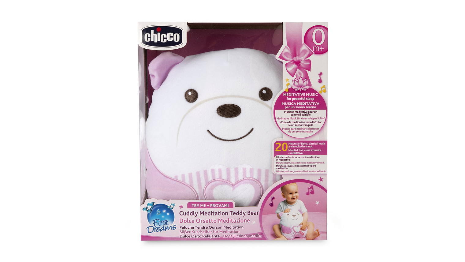 DOCE URSINHO ROSA CHICCO 0+ 4