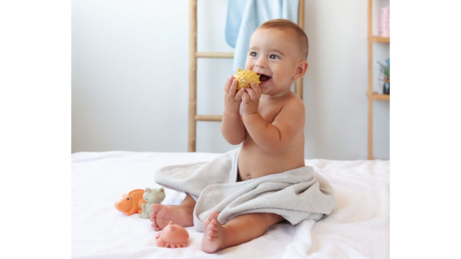 PACK 4 BONECOS BANHO ANTI MOFO KIOKIDS 3+ 5