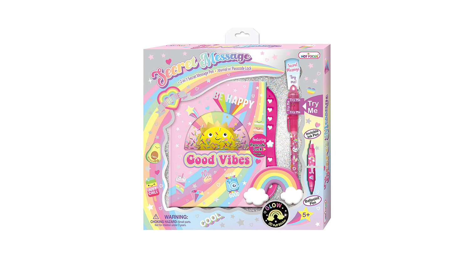 DIÁRIO RAINBOW MENSAGEM SECRETA HOTFOCUS 5+ 1