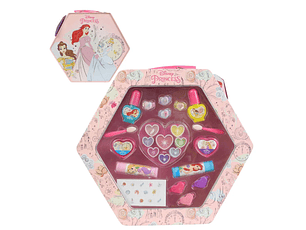 CAIXA METALICA MAQUILHAGEM PRINCESAS 3+