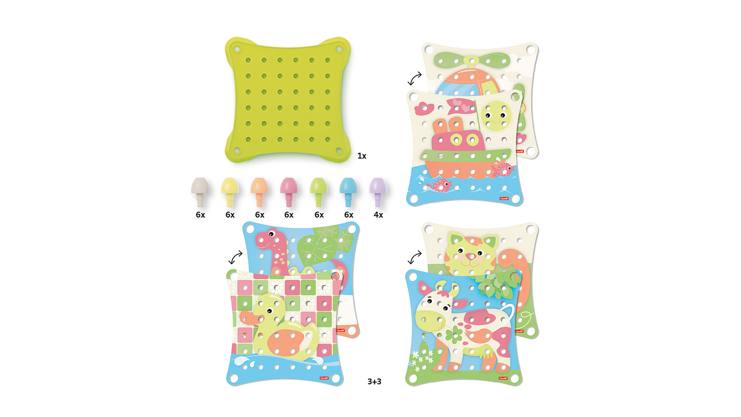 JOGO PLAYECO JUMBO PEGGY EVO QUERCETTI 2+ 4