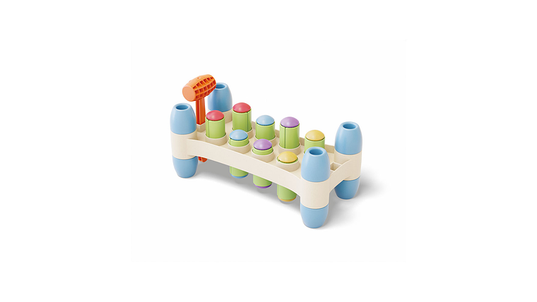 PLAYECO JOGO MARTELO PEGGY QUECERTTI 18M+ 2