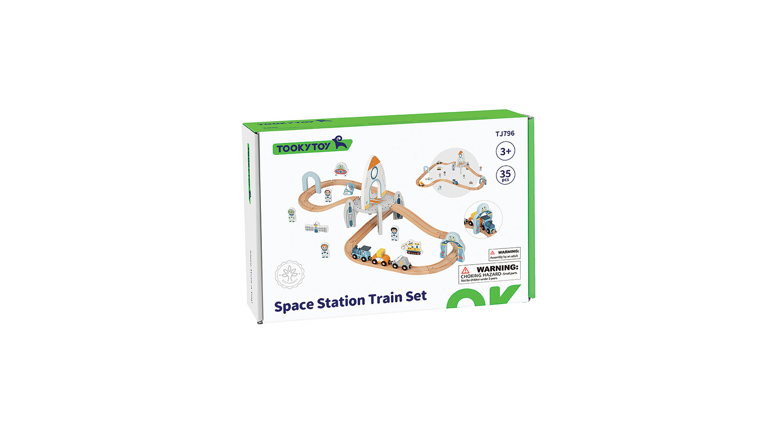 PISTA COMBOIO MADEIRA TOOKY TOY 3+ 4