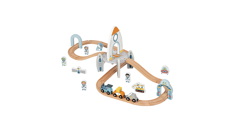 PISTA COMBOIO MADEIRA TOOKY TOY 3+ 2