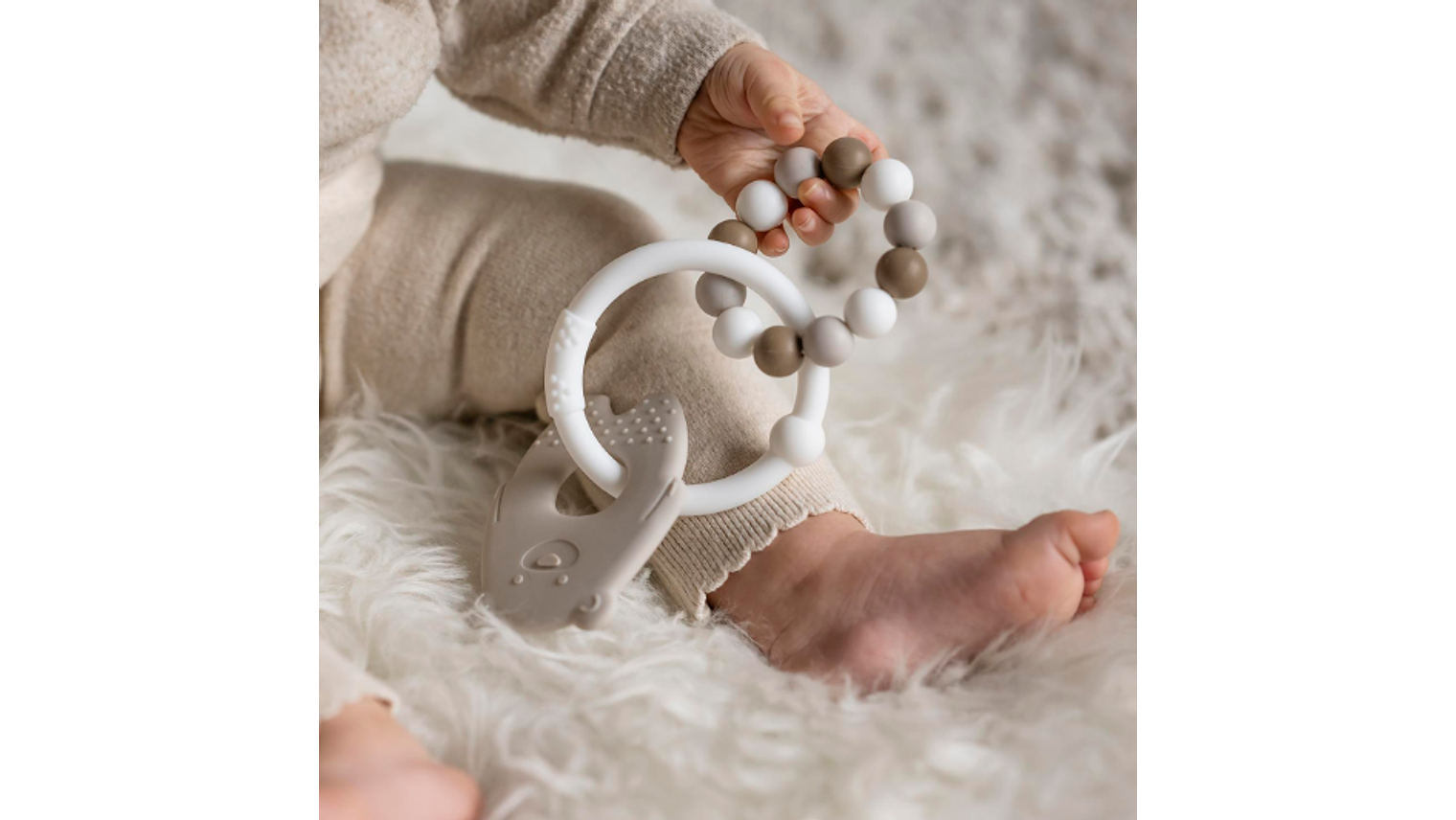 MORDEDOR ROCA SILICONE URSO NATTOU 2M+ 2