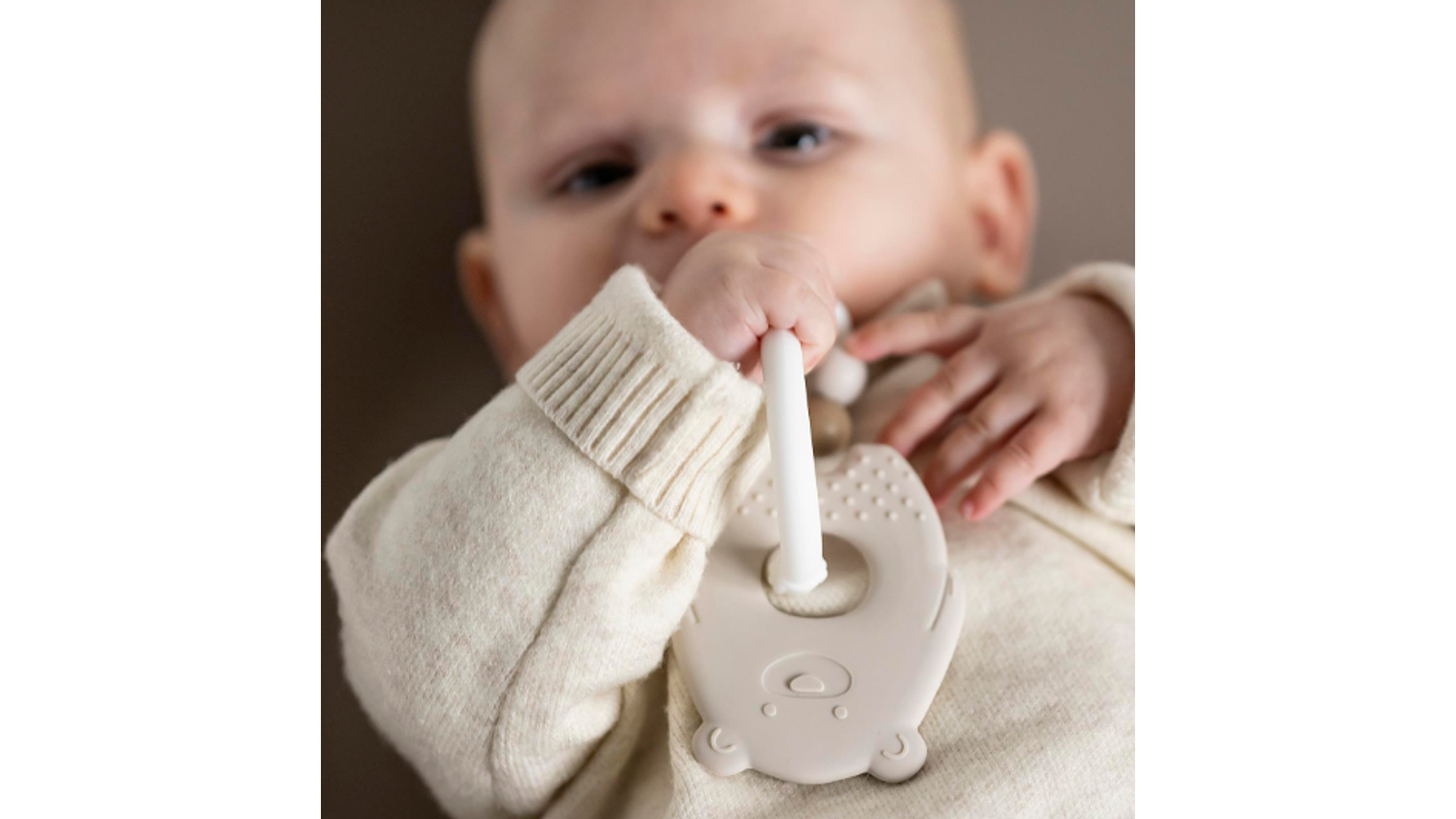 MORDEDOR ROCA SILICONE URSO NATTOU 2M+ 3