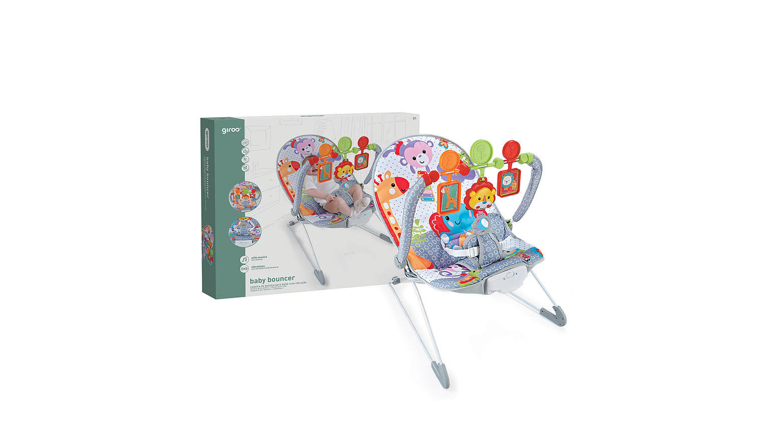 ESPREGUIÇADEIRA BALOIÇO GIROS 0+ 2