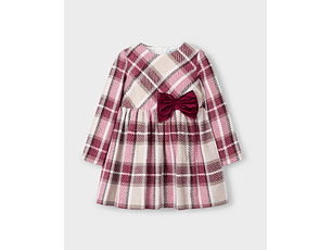 VESTIDO QUADRADOS VELUDO