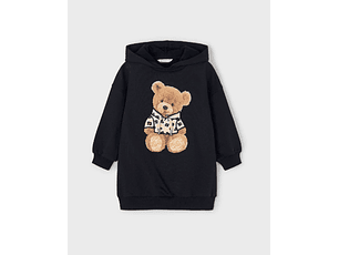 VESTIDO FELPA CARAPUÇO