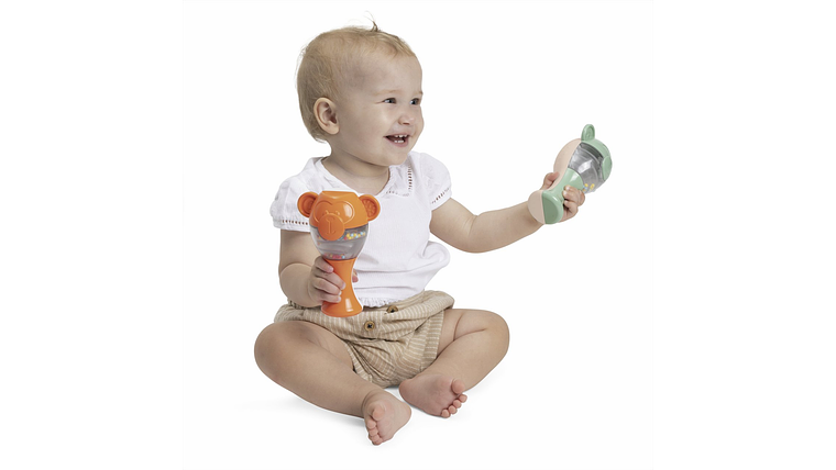 MARACAS MACAQUINHOS CHICCO 6+ 4