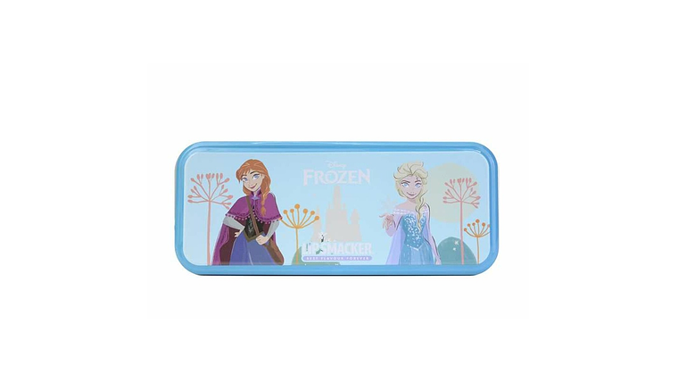 FROZEN LATA MAQUILHAGEM METALICA TRIPLA 3+ 3