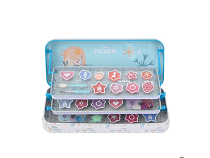 FROZEN LATA MAQUILHAGEM METALICA TRIPLA 3+