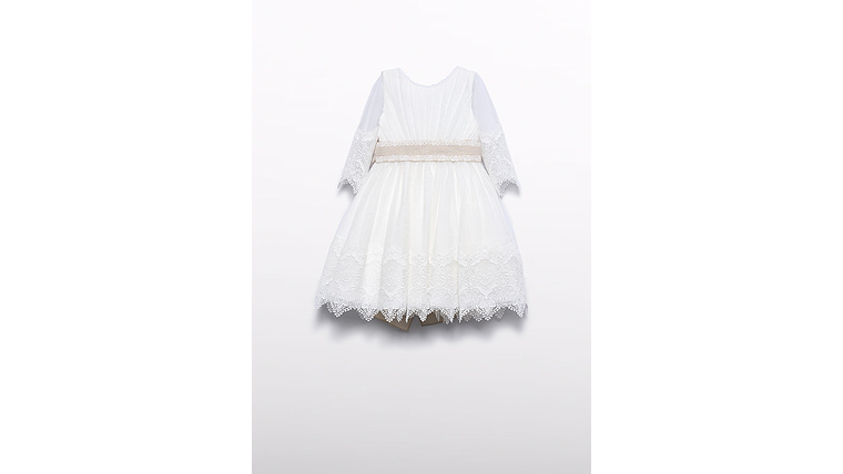 VESTIDO TULE BORDADO GUIPUR 2