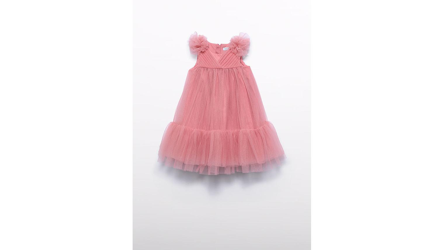 VESTIDO TULE FOLHOS 2