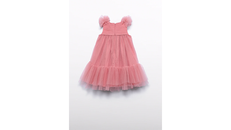 VESTIDO TULE FOLHOS 3