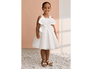 VESTIDO FLOR ORGANZA