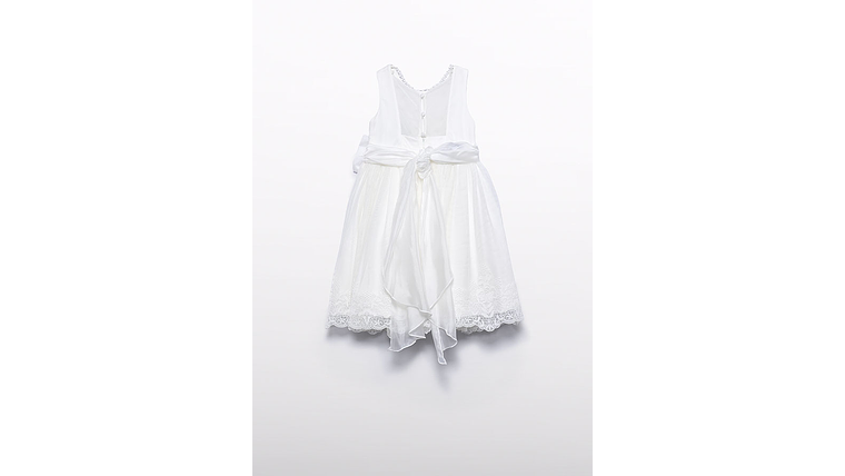 VESTIDO TULE BORDADO LAÇADA 2