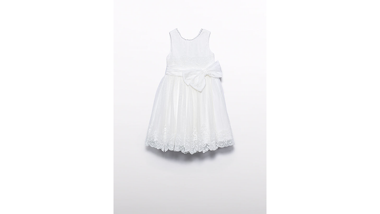 VESTIDO TULE BORDADO LAÇADA 4