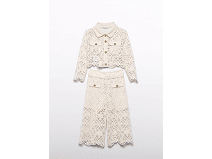 CONJ. BLUSA/CALÇA CULOTTE GUIP