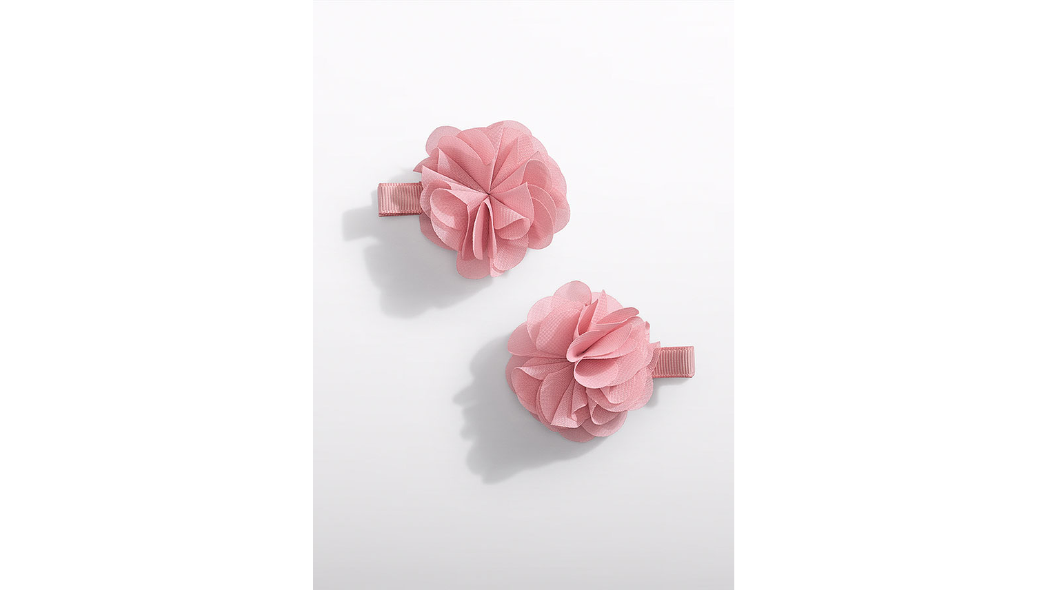 SET GANCHOS CABELO FLOR GASA 1