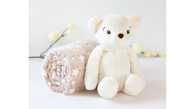 MANTINHA C/ URSINHO 100X100 CASTANHO 4